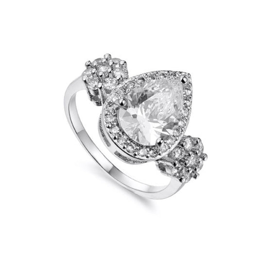 Crystal Teardrop Ring | ${Vendor}