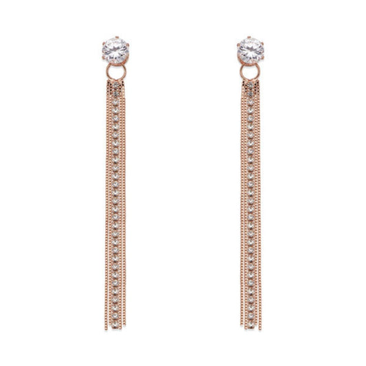 Rose Gold Drop Earrings | ${Vendor}
