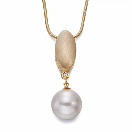 Pearl Pendant on Gold Necklace | ${Vendor}