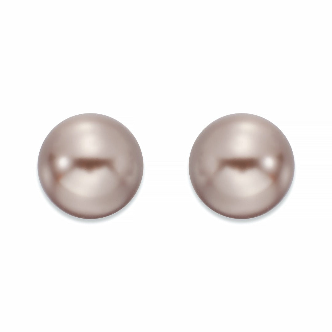Medium Pearl Stud Earrings | ${Vendor}
