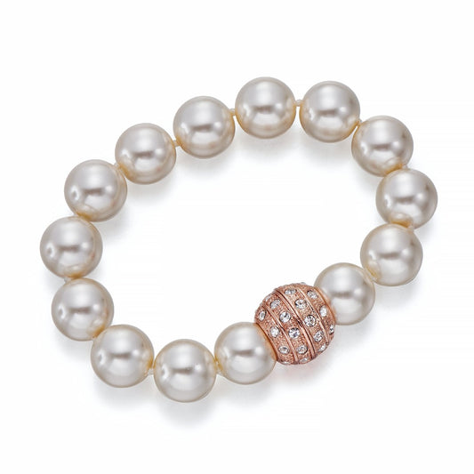Pearl & Rose Gold Bracelet | ${Vendor}