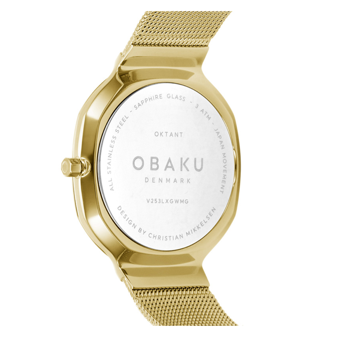 Obaku Oktant Lille Gold Watch