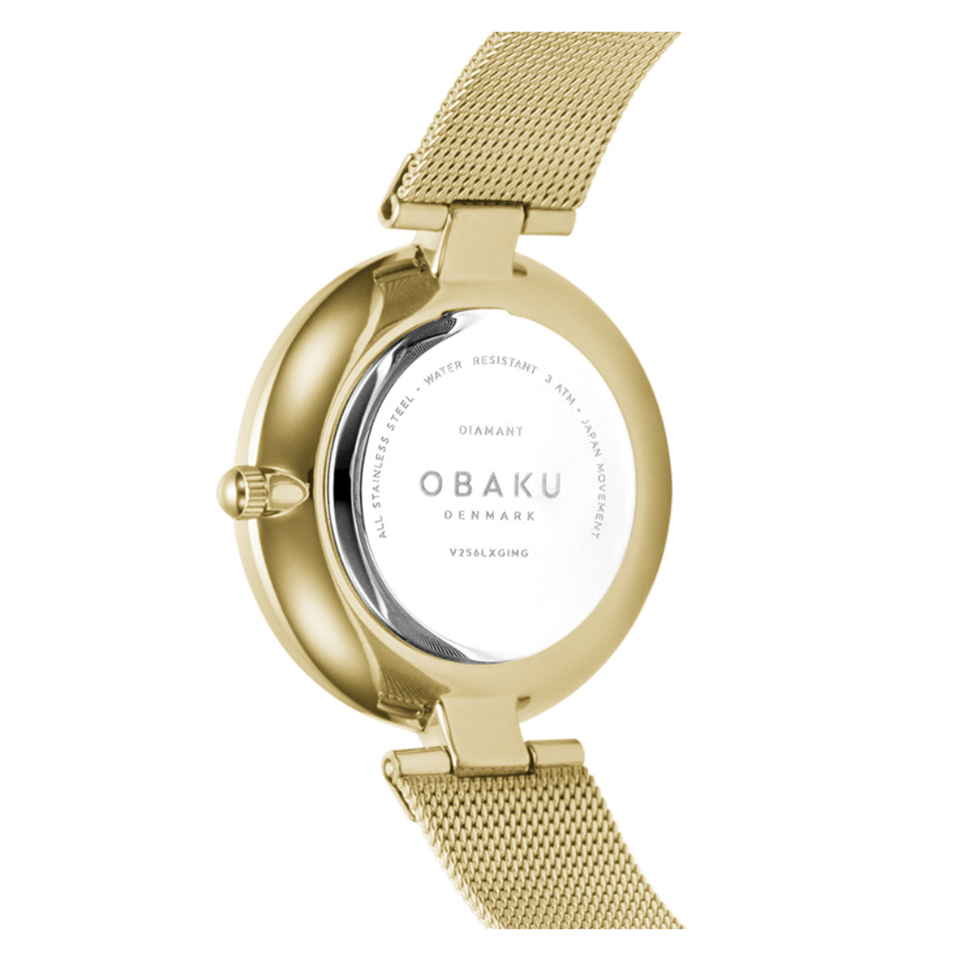 Obaku Diamant Gold Watch