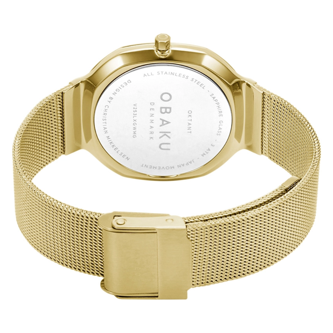 Obaku Oktant Lille Gold Watch