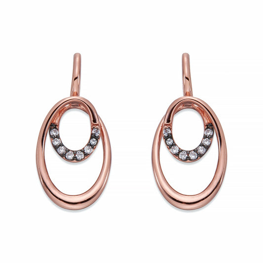 Rose Gold & Crystals Earrings | ${Vendor}