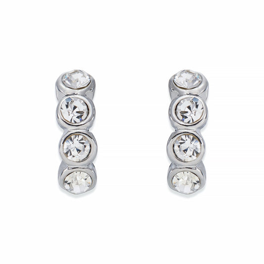 Multi Crystal Silver Earrings | ${Vendor}
