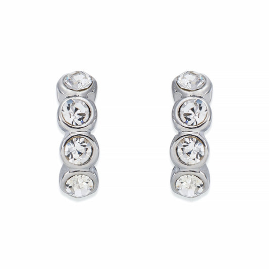 Multi Crystal Silver Earrings | ${Vendor}