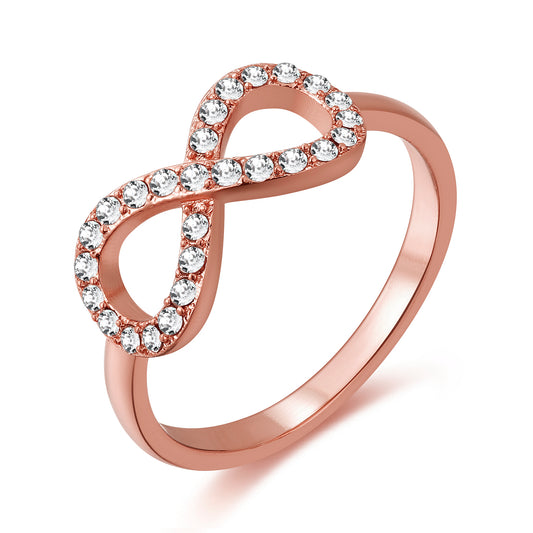 ROSE GOLD CRYSTAL RING