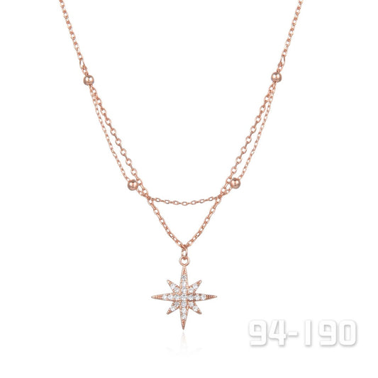 Rose Gold Starry Necklace