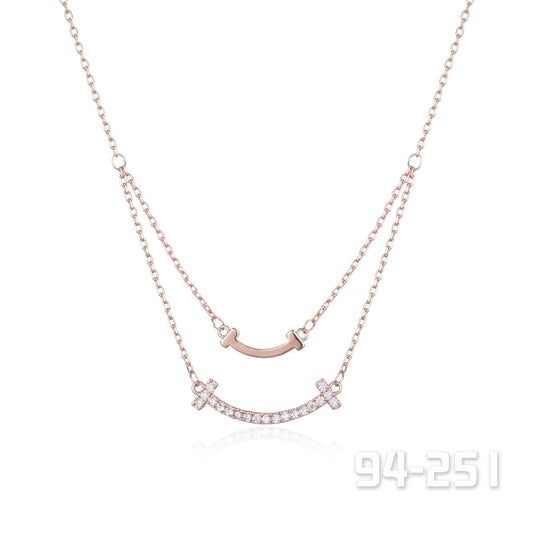 Rose Gold Bar Necklace