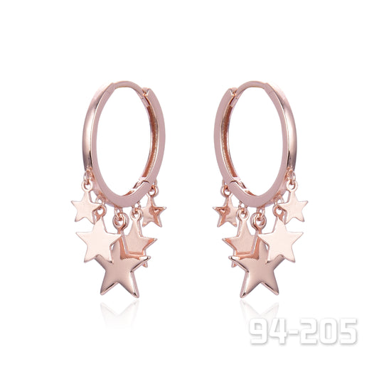 Rose Gold Hoop Earrings