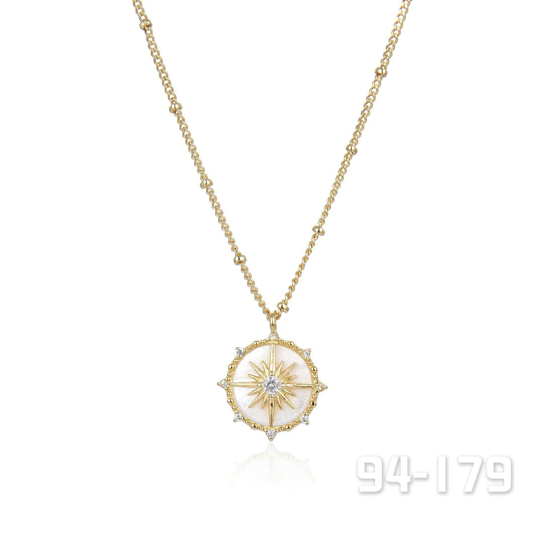 Gold Tone Necklace With Pendant | ${Vendor}