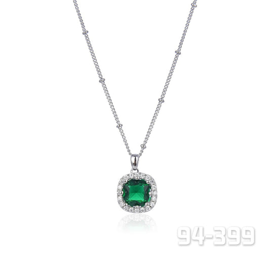 Green Crystal Necklace | ${Vendor}